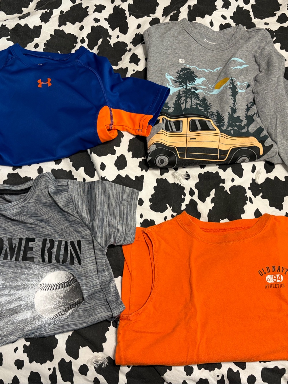 Bundle of 4 boys shirts. (1 long 1 tank 2 tee)